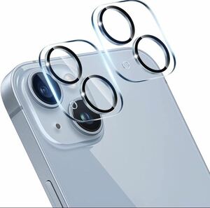 2枚セットiPhone15/iPhone15 Plus用カメラフィルム カメラ保護 レンズ保護カバー 2眼
