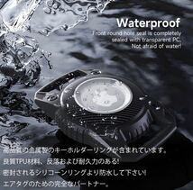 AirTag ケース アップル エアタグ用 キーホルダー IP67防水TPU製_画像3