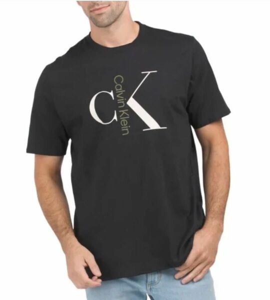 新品　 Calvin Klein カルバン クライン メンズ　ビッグロゴ　Tシャツ