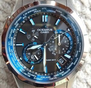 CASIO OCEANUS OCW-S1400 オシアナスブルー 電波ソーラー