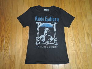RUDE GALLERY ルードギャラリー Tシャツ 3M 黒 カットソー ロゴ LOGO フォト