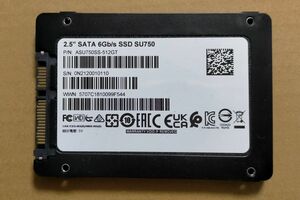 ADATA ASU750SS-512GT SATA SSD 512GB SATA3 6Gb/s 2.5インチ