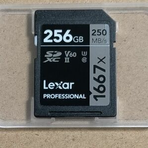  Lexar UHS-II V60 SDXCカード 256GB 