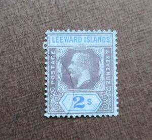 LEEWARD ISLANDS　　SCカタログ＃55　　2sh　　使用済　　中古品