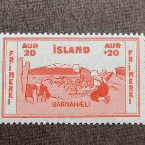 ICELAND  SCカタログ＃B2  20a+20a  未使用  中古品の画像1