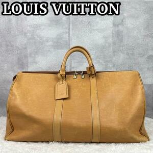 ルイヴィトン　エピ　キーポル50 ボストンバッグ　ウィニペグ　レザー　LOUIS VUITTON 