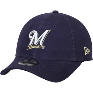 NEWERA ニューエラ 9TWENTY ミルウォーキー Brewers ブルワーズ サイズ調整 メジャー MLB 紺 ローキャップ ストラップバック 正規品 TW