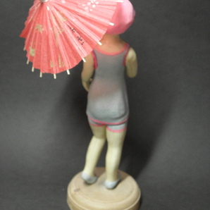 59 戦前 セルロイド製 モダンガール 水着 人形 / 昭和初期 アールデコ 美人 珍品の画像6