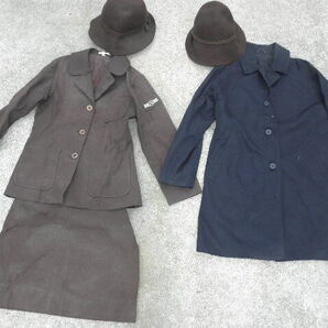 a24 名古屋市交通局 バスガイド 制服 まとめて ※色あせ 汚れ / 昭和レトロ バス 乗り物 バスガール コスプレ の画像1