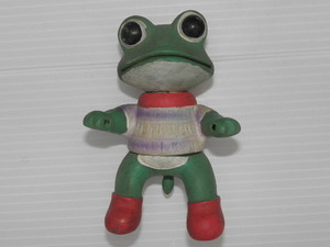 4 1 royon frog sofvi doll / Showa Retro that time thing tricycle wooden horse seat 