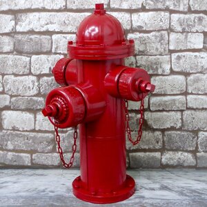 1 jpy ~ selling out [BZ-02] american retro . fire plug ornament objet d'art miscellaneous goods model american miscellaneous goods tin plate iron Vintage 