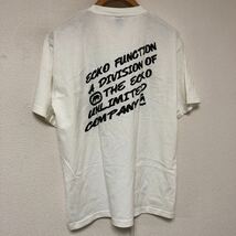 新品ECKO FUNCTIONエコー　刺繍　ロゴ　プリントTシャツM Y2K B系_画像4