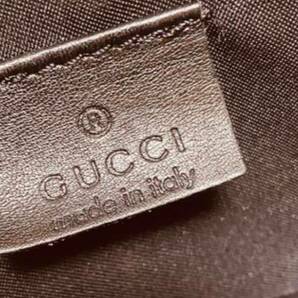 GUCCI ポーチ バッグ 美品 キャンパス 化粧ポーチの画像4