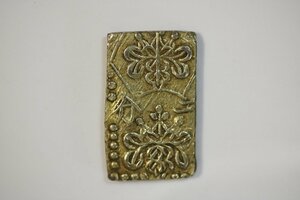 T857　明治二分判金/二分金/古銭/貨幣/アンティーク/古道具/51365