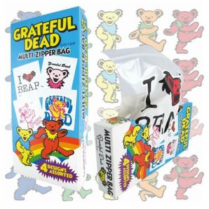 新品未開封プリントジッパーバッグ【GRATEFUL DEAD】