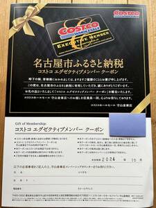 コストコ　エグゼクティブメンバークーポン　守山倉庫店限定　期限24年10月　送料無料　名古屋市