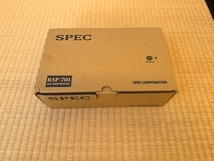 SPEC RSP-701 リアルサウンドプロセッサー_画像1