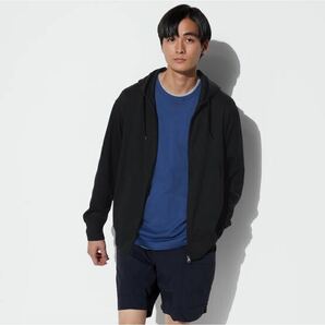 洗濯・試着のみ UNIQLOユニクロ エアリズムUVカットフルジップパーカ長袖 サイズM 4色セットの画像4