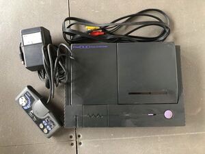 NEC PC engine Duo body, adaptor, controller, cable each 1 electrification verification OK