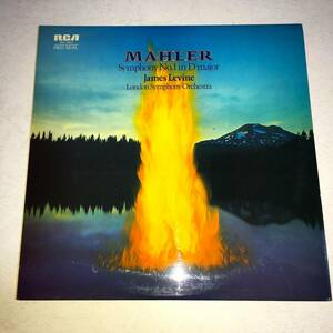 RCA イギリス盤 レヴァイン マーラー 交響曲第1番《巨人》 BOB AUGER録音 オリジナル盤