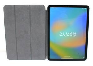 Y6190#* б/у товар *Apple iPad Air( no. 4 поколение ) 64GB Wi-Fi+Cellular модель Space серый 10.9 дюймовый MYGW2J/A * DoCoMo ограничение использования средний (X)