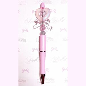 【16】カスタムボールペン ボールペン 魔法少女 ピンク ハーリボン