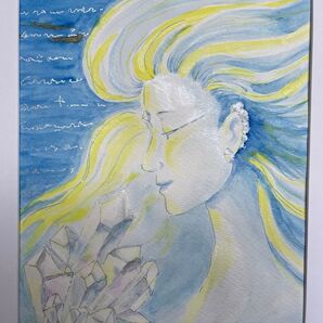 水晶の女神(水彩画)