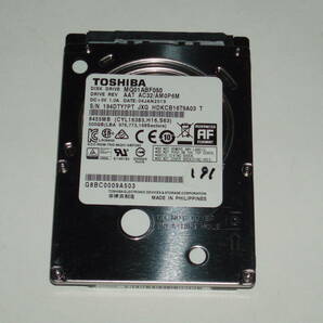 中古2.5SATA2 HDD TOSHIBA MQ01ABF050 500GB No191の画像2