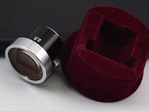 * L ~ Engrave 2.5cm view finder NIPPON KOGAKU Japan optics Nikon finder NIKKOR 25 F4 Nikon M S 2.8 28 L mount Leica leica