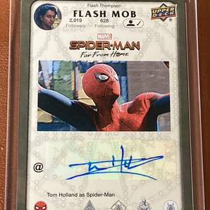 2019 UD Marvel Spider-Man Far From Home FM-TH Tom Holland 直筆サイン トムホランド スパイダーマン FFHの画像1