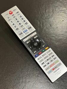 【中古美品】TOSHIBA 液晶テレビ用リモコン CT-90490 動作確認済み