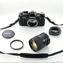 【キヤノン】Canon AE-1 フィルムカメラ ブラック レンズ付き #c246_画像2
