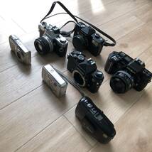 【まとめ】SLRカメラ4台、コンパクトカメラ3台、計7台 ニコン、ミノルタ、オリンパス　他【1円】#c372_画像2