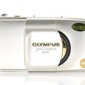 【動作良好】OLYMPUS mju μ Zoom 105 Deluxe オリンパス コンパクトフィルムカメラ#262の画像7