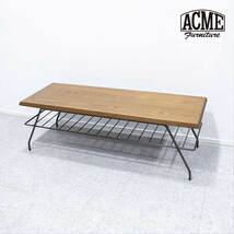 【中古品】ACME Furniture アクメファニチャー BELLS FACTORY COFFEE TABLE LARGE ベルズ ファクトリー コーヒー センター テーブル ラージ_画像1