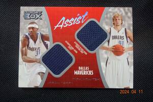 Jason Terrey/Dirk Nowitzki 2004-05 Topps Luxury Box Assist Dual Relics #288/350