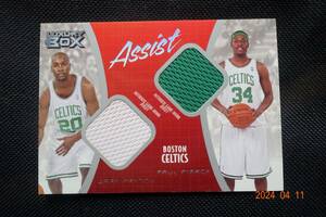 Gary Payton/JPaul Pierce 2004-05 Topps Luxury Box Assist Dual Relics #120/350