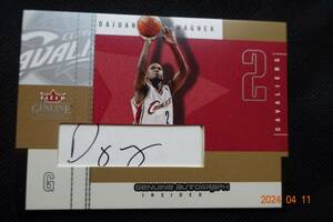 Dajuan Wagner 2003-04 Fleer Genuine Insider Genuine Autograph Insider