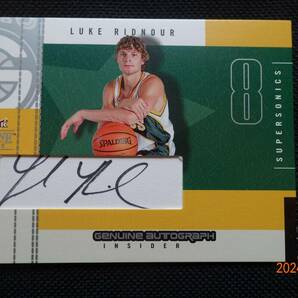 Luke Ridnour 2003-04 Fleer Genuine Insider Genuine Autograph Insiderの画像1