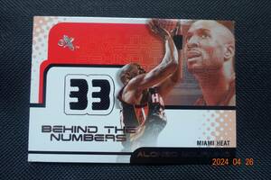 Alonzo Mourning 2001-02 Fleer E-X Behind the Numbers Jersey 