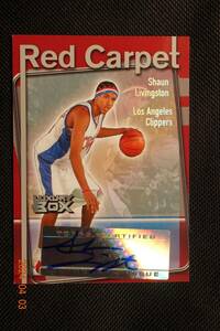Shaun Livingstone 2004-05 Topps Luxury Box Red Carpet Autographs #113/135