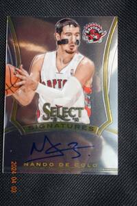 Nando de Colo 2013-14 Panini Select 　 Signatures