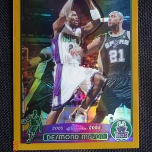 Desmond Mason 2003-04 Topps Chrome No.86 Gpld Refractor #62/99の画像1