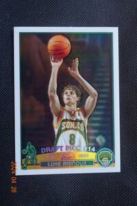 Luke Ridnour 2003-04 Topps Chrome No.124 Rookie Refractor 