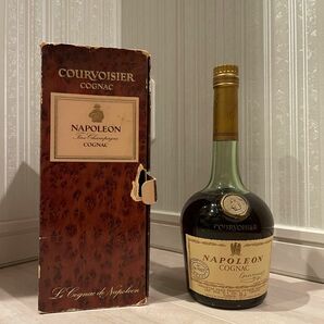 クルボアジェ コニャック ナポレオン COURVOISIER 古酒 COGNAC ブランデー NAPOLEON グリーンボトル　