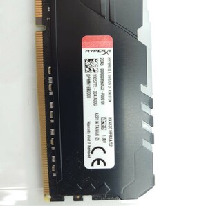 4A473D【送料無料◆動作保証付】32GB メモリ HyperX FURY Memory RGB 32GB Module DDR4 3200MT/s XMP CL16 DIMM HX432C16FB3A/32 3200MT/sの画像5