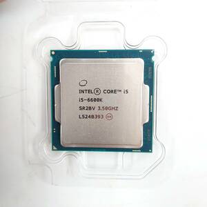 4A470C【送料無料◆動作保証付】intel インテル Core i5 6600K 3.5GHz ６MB Cache LGA1151 CPU 外箱のみ