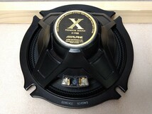 アルパイン X-170S 17cm ミッドウーハー 1個のみ 180W PEAK 45W RMS IMP. 4 OHMS ALPINE LINEAR DRIVE_画像3