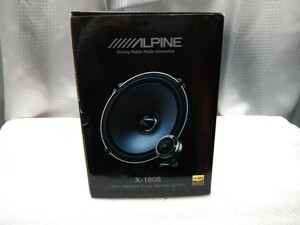 送料無料 新品未使用品 アルパイン X-180S ミッドウーハー 18cm 180W PEAK 45W RMS IMP.4 OHMS X PREMIUM SOUND ALPINE