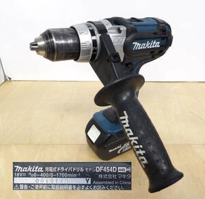 【よろづ屋】マキタ 充電式ドライバドリル モデル DF454D makita 18V BL1830 バッテリーおまけ 電動工具 DIY(M0416-80)